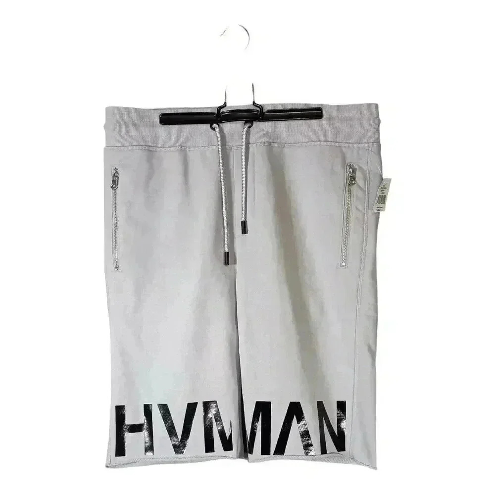 Hvman French Terry Sweatshorts Ghost Gray Men's Large